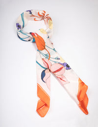 Fabric Flower Garden Scarf - link has visual effect only