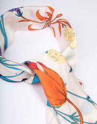 Fabric Flower Garden Scarf - link has visual effect only