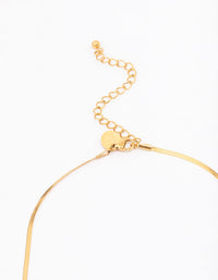 Gold Plated Stainless Steel Stary Night Pendant Necklace - link has visual effect only