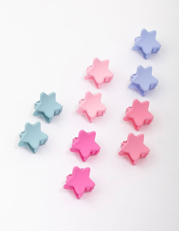 Kids Mini Star Hair Claw Clip 10-Pack - Lovisa