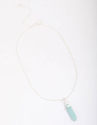 Kids Silver Glow In The Dark Pendant Necklace - link has visual effect only