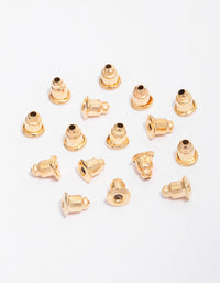 Gold Plated Post Earring Back Pack - link has visual effect only