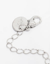 Silver Necklace Chain Extender - link has visual effect only