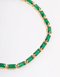 Gold Plated Baguette & Snake Chain Bracelet Pack - link has visual effect only