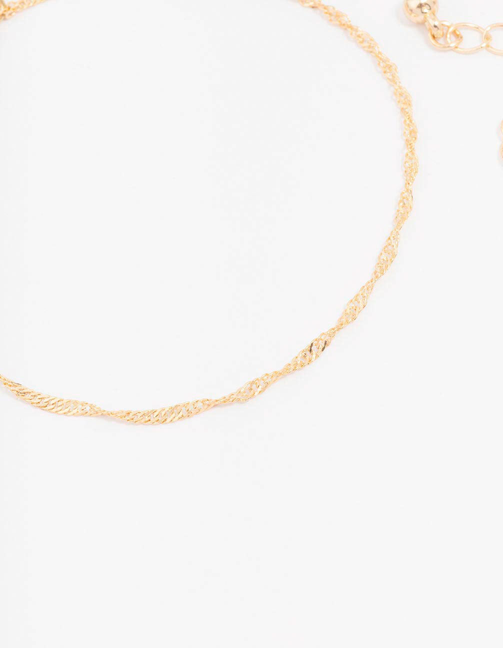 Gold Dainty Pearl Bracelet 4-Pack