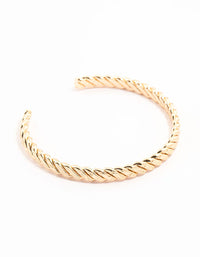 Gold Twisted Rope Wrist Cuff - link has visual effect only