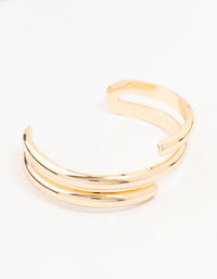 Gold Metal Wrap Cuff Bracelet - link has visual effect only