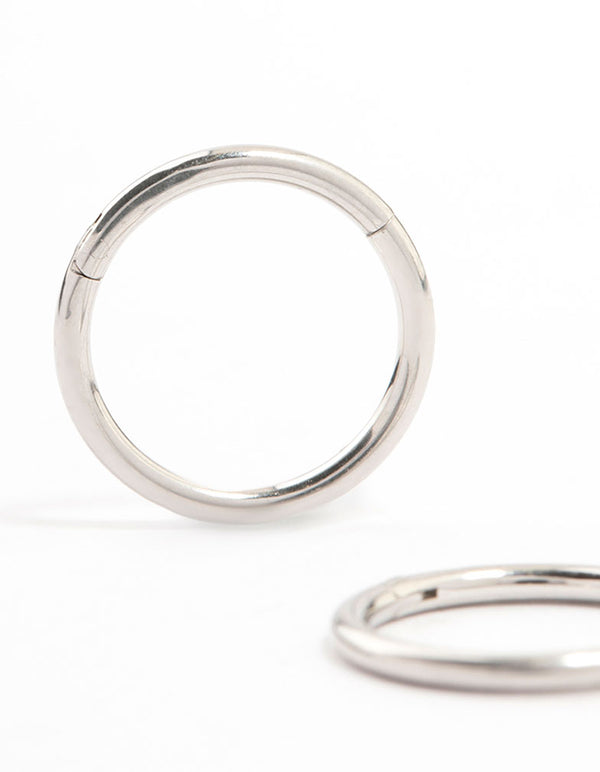 Waterproof Stainless Steel Sleeper Earrings 10 MM