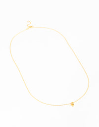 Gold Plated Sterling Silver Initial S Necklace - link has visual effect only