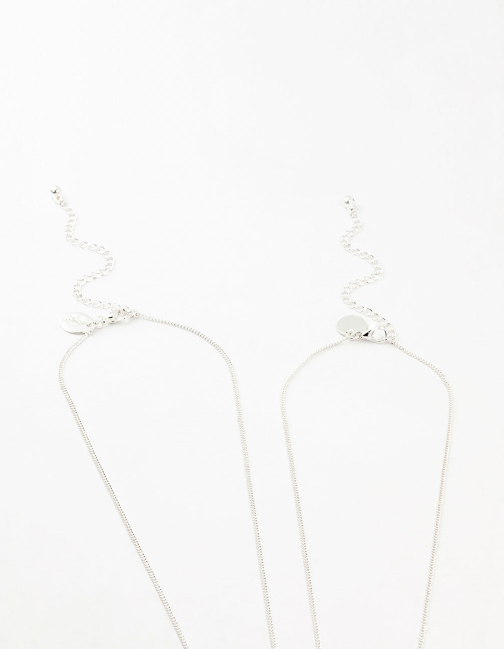 Silver Plated Wing & Diamante Cross Necklace