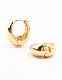 Gold Teardrop Bubble Hoop Earrings - link has visual effect only
