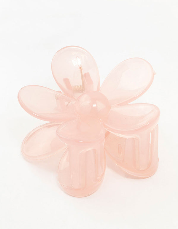Blush Daisy Hair Claw Clip