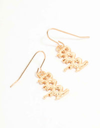 Gold Boo Drop Earrings - link has visual effect only