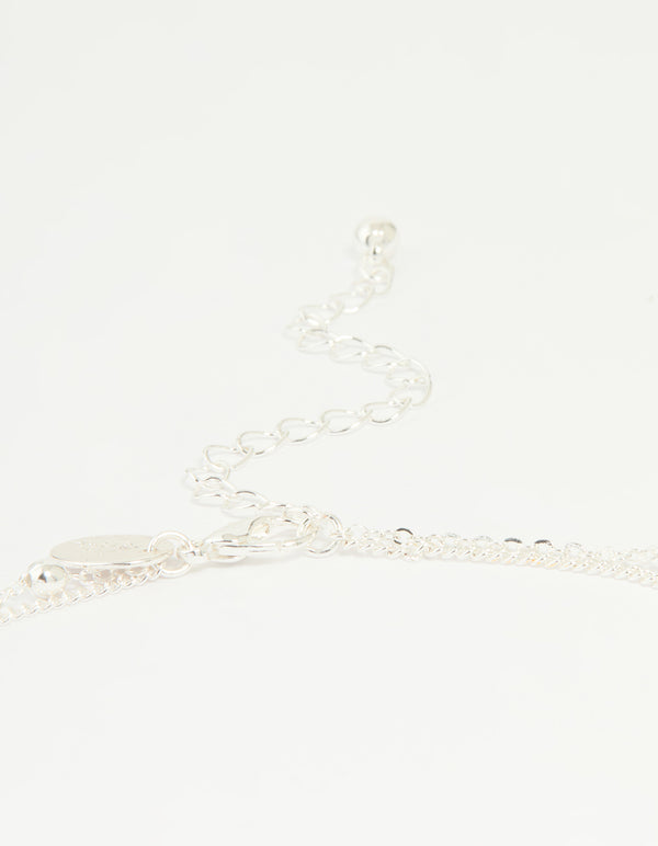 Gold Plated Bubble Letter K Necklace