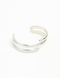 Silver Wrap Around  Wrist Cuff - link has visual effect only