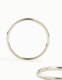 Surgical Steel Medium Sleeper Earrings 12 mm - link has visual effect only