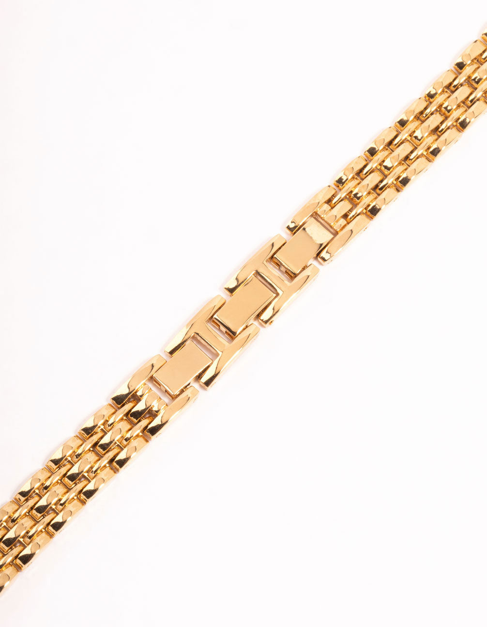 Gold  Plated Detailed Chain Watch Strap 38/40/41