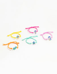 Kids Ocean Themed BFF Stretch Bracelets 5-Pack - link has visual effect only
