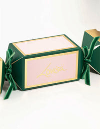 Pink & Green Pillow Box Bonbon - link has visual effect only
