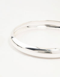 Silver Thick Bangles 3-Pack - link has visual effect only