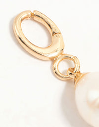 Gold Plated Freshwater Pearl Charm - link has visual effect only