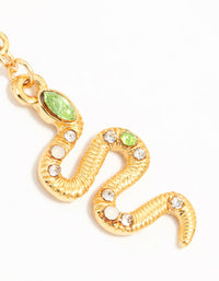Gold Plated Snake Charm - link has visual effect only