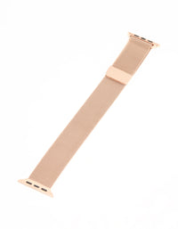 Rose Gold Mesh Strap 42/44/45 mm - link has visual effect only