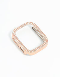 Rose Gold Diamante Watch Cover 40/41 mm - link has visual effect only