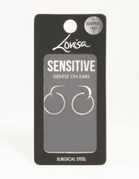 Surgical Steel Sleeper Earrings - link has visual effect only