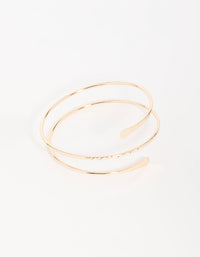 Gold Harmered Arm Cuff - link has visual effect only