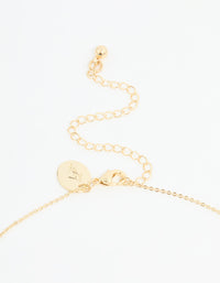 Gold Plated Mother Of Pearl & Cubic Zirconia Butterfly Y-Necklace - link has visual effect only