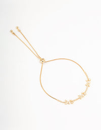 Gold Plated Pearl & Mini Butterfly Toggle Bracelet - link has visual effect only