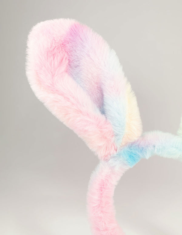 Kids Pastel Fabric Bunny Ears Headband