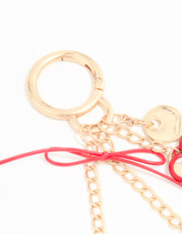 Gold Amour Heart Keychain - link has visual effect only