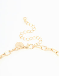 Gold Evil Eye & Hamsa Hand Charm Necklace - link has visual effect only