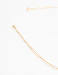 Kids Gold Pink Diamante Crown Headband - link has visual effect only