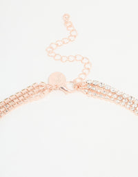 Rose Gold Butterfly Layered Necklace - link has visual effect only