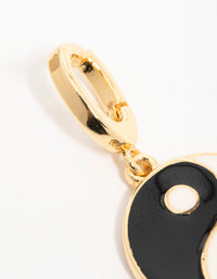Gold  Yin Yang Charm - link has visual effect only