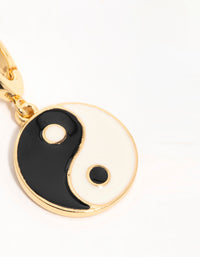 Gold  Yin Yang Charm - link has visual effect only