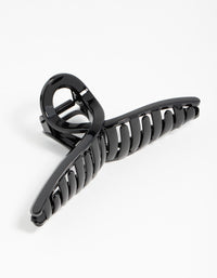 Black Loop Hair Claw Clip - link has visual effect only