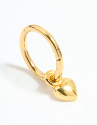 Gold Plated Surgical Steel Micro Heart Clicker - link has visual effect only