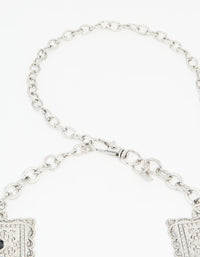 Silver Bohemian Square & Cross Belt - link has visual effect only