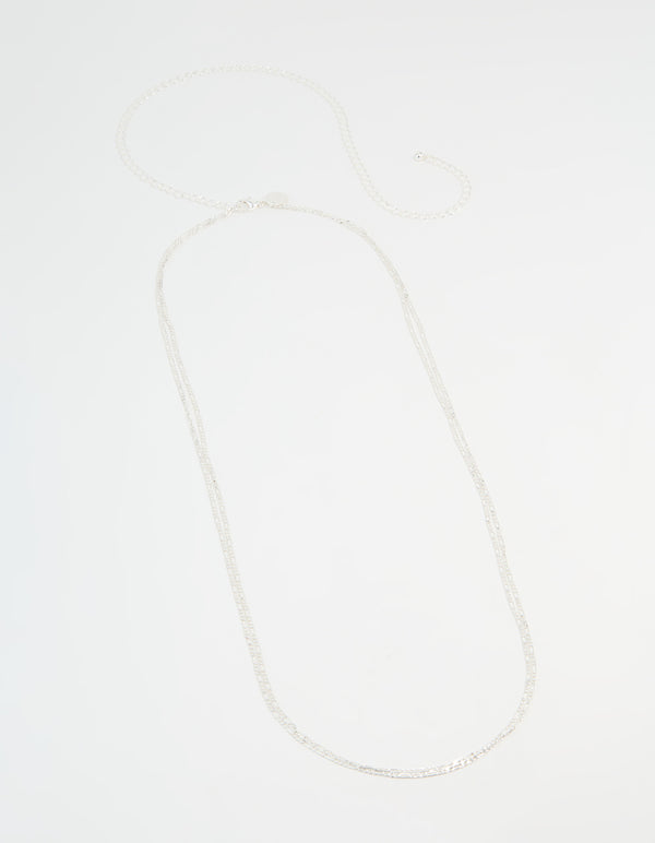 Silver Layered Waist Chain