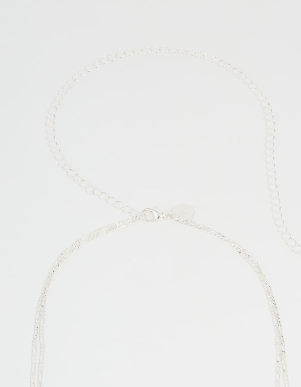 Silver Layered Waist Chain