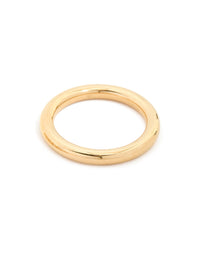 Waterproof Gold Plated Triple Band Stacking Rings 3-Pack - link has visual effect only