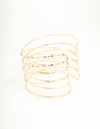 Gold Crisscross Arm Cuff - link has visual effect only