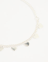 Silver Diamante Bow & Heart Bracelets 3-Pack - link has visual effect only