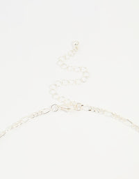 Silver Diamante Collar Statement Necklace - link has visual effect only