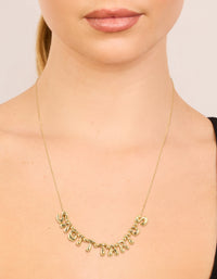 Gold Plated Bubble Sagittarius Necklace - link has visual effect only