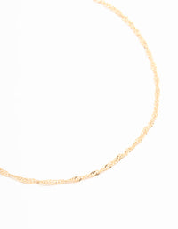 Gold Beaded & Chain Anklets 2-Pack - link has visual effect only